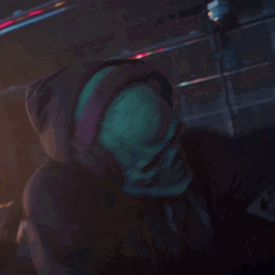 Scary Skull Partying GIF