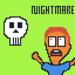 Scary Skull Scarrying Someone GIF