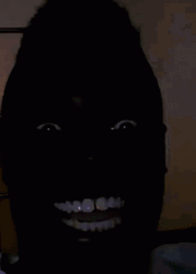 Scary Smiling Black Man GIF 