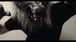 Scary Spider Jumpscare Mask GIF