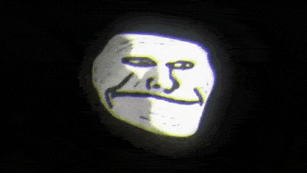 Scary Troll Meme With Hands GIF