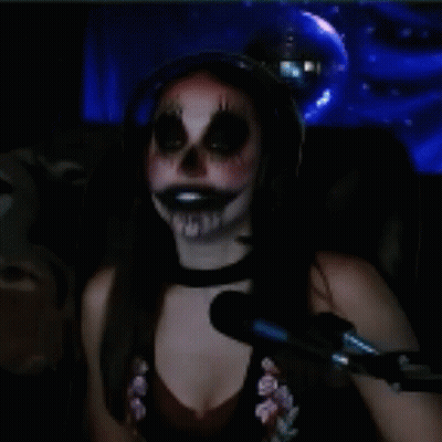 Scary Woman Saying Give Me My Meat GIF