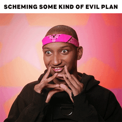 Scheming Some Kind Of Evil Plan GIF