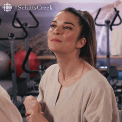 Schitt's Creek Annie Murphy Saying Totally GIF