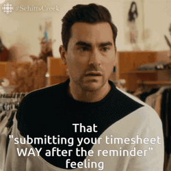 Schitt's Creek Dan Levy Disappointed Look GIF