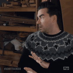Schitt's Creek Dan Levy Not Cool With It GIF