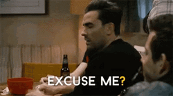 Schitt's Creek David Rose Excuse Me GIF