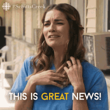 Schitt's Creek Great News GIF