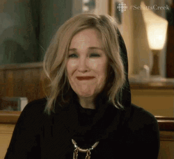 Schitt's Creek Moira Rose Saying Yes GIF
