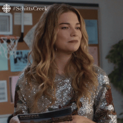 Schitt's Creek Woman Saying I Won't Do That GIF