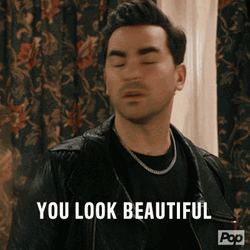 Schitt's Creek You're Beautiful GIF