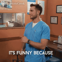 Schitts Acting As Doctor GIF