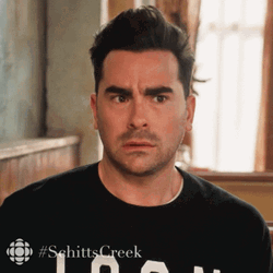 Schitts Creek Eyeroll GIF