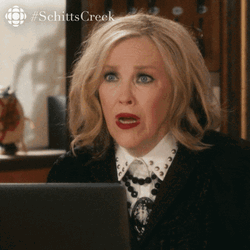 Schitts Creek Moira Rose Oh Wow Amazing Reaction GIF