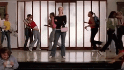 School Fight Students Throwing Punches GIF