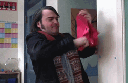 School Of Rock Angry Jack Black GIF
