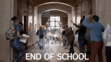 Schools Out For Summer End Of School Celebrate GIF