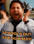Schools Out For Summer Happy Jonah Hill GIF