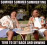 Schools Out For Summer Sit Back And Unwind