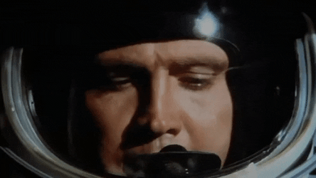 Sci Fi  Man In Astronaut Suit GIF