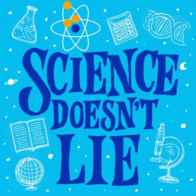 Science Doesn't Lie Blue Poster GIF
