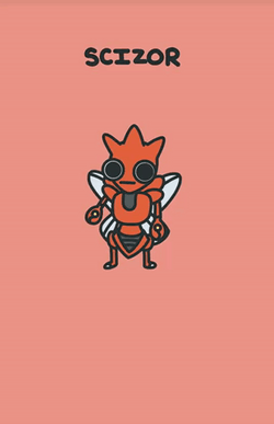 Scizor Pokemon Pinch Meme GIF