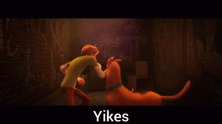 Scooby Doo And Shaggy Astonished Reaction GIF