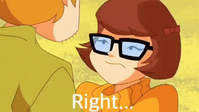 Scooby Doo And Velma Standing Together GIF