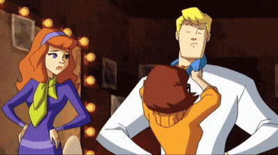 Scooby Doo And Velma Standing Together GIF