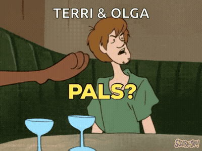 Scooby Doo Cartoon With Terri and Olga Pals