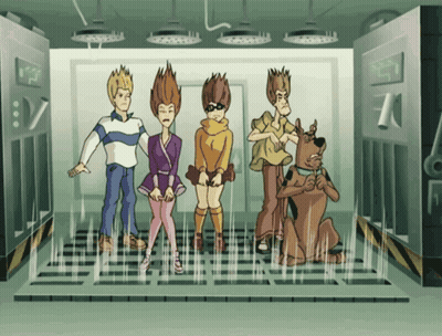 Scooby Doo Characters In A Room GIF