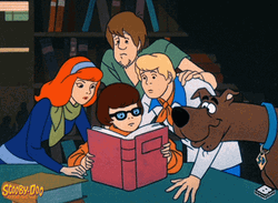 Scooby-doo Characters Study Hard