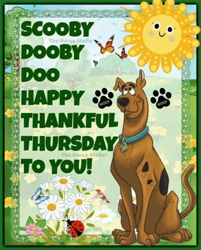 Scooby Doo Happy Thankful Thursday To You GIF