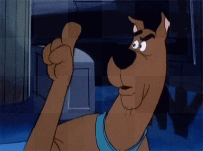 Scooby Doo Is Giving A Thumbs Up Sign GIF