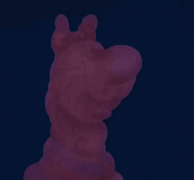 Scooby Doo Licking His Face Swimming GIF