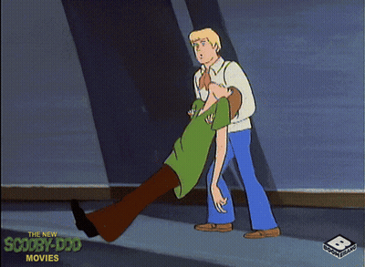 Scooby Doo Man Carrying Woman GIF