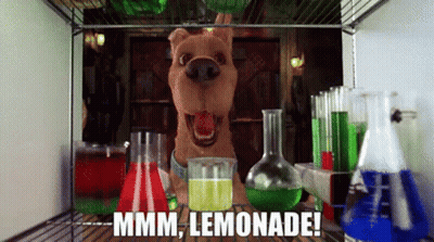 Scooby Doo Mmm Lemonade Beaker Fridge GIF