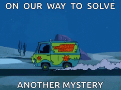 Scooby Doo Mystery Machine Speeding Up GIF