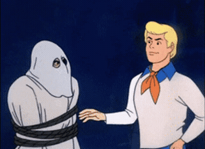 Scooby Doo Next To Ghost GIF