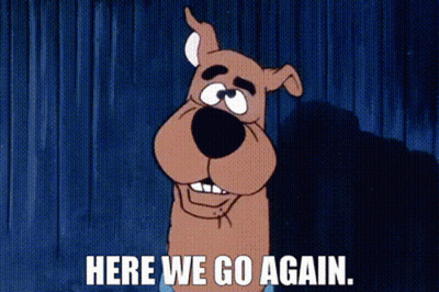 Scooby Doo Says Here We Go Again GIF