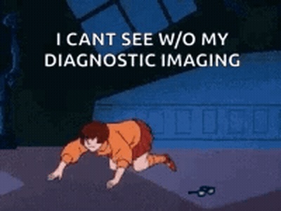 Scooby Doo Says I Cant See W/O My Diagnostic Imaging GIF