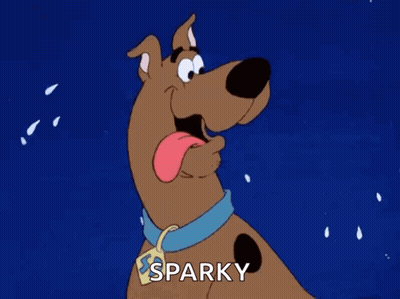 Scooby Doo Says Sparky In A Cartoon GIF