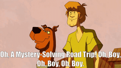 Scooby Doo Shaggy Oh Boy Mystery Road Trip GIF