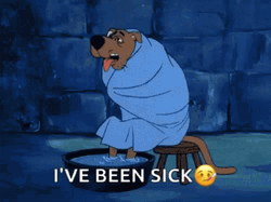 Scooby Doo Sick Fever GIF