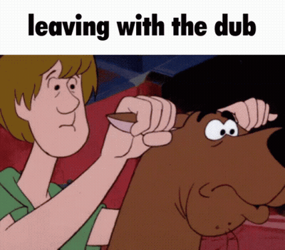 Scooby Doo Smoking Cigarette Leaving With The Dub GIF