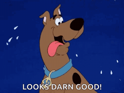 Scooby Doo Tongue Out Looks Darn Good GIF