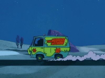 Scooby Doo Van Driving GIF