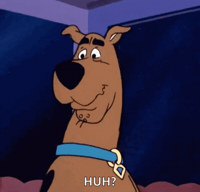Scooby Doo With Blue Collar And Aur GIF