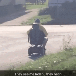 Scooter Riding They See Me Rollin GIF