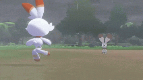 Scorbunny Using Double Kick GIF